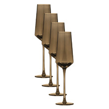 Espresso Jaxon 250ml Champagne Glasses (Set of 4)
