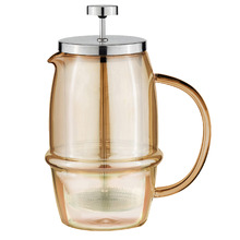 Gold Costa 600ml Glass French Press