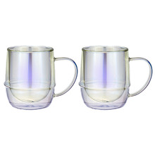 Opal Costa 365ml Glass Mugs (Set of 2)