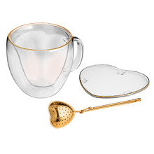 Amour 305ml Cup & Saucer with Infuser