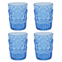 Navy Lola 500ml Acrylic Tumblers (Set of 4)