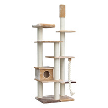 White & Beige Kayden Cat Scratching Post