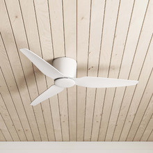 Whisper 112cm DC Low Profile Ceiling Fan with Remote Control