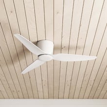 Whisper 112cm DC Low Profile Ceiling Fan with Remote Control