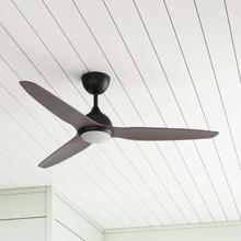 Whisper 132cm DC Ceiling Fan with Tri-Colour LED