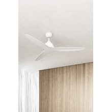 Whisper 122cm AC White Ceiling Fan