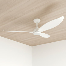 Claro Allure 132cm White DC Ceiling Fan with Remote Control & LED