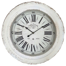 61cm White Old London Wall Clock