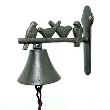 4 Birds Iron Doorbell