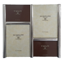 4 Slot Silver Plated Collage Photo Frame
