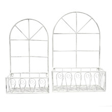 2 Piece Arch Window Wall Planter Set