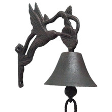 Hummingbird Metal Doorbell