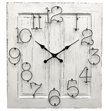 Winston Wooden Panel Clock