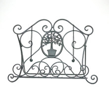 Potted Tree Metal Recipe Book Holder