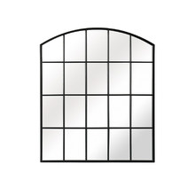 Industrial Arched Window Mirror