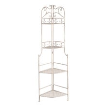 Floral 4 Tier Corner Shelf