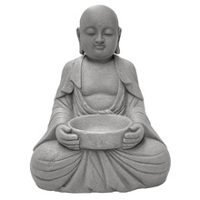Buddha with Bird Feeder Statue