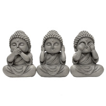 3 Piece Buddha Statue Set