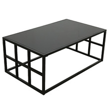 Karley Rectangular Glass-Top Coffee Table