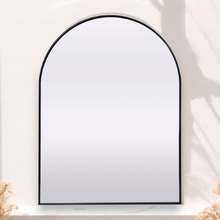 Persephone Arched Iron Wall Mirror