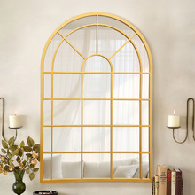 Ingrid Arched Metal Wall Mirror