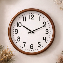 60cm Craige Pine Wood Wall Clock
