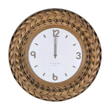 60cm Gaia Bamboo Wall Clock