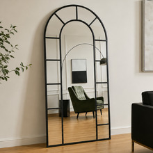 Solaris Arched Iron Full Length Mirror