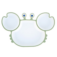 Kids' Silicone Suction Crab Plate