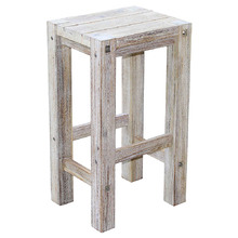 77cm Eucalyptus Wood Outdoor Barstool