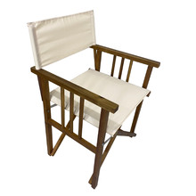 Natural Acacia Wood Outdoor Director's Chair