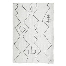 Ivory Bristol Cotton & Wool Dhurrie Rug