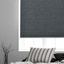Nala Charcoal Textured Blockout Roller Blind