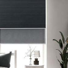 Hunter & Misha Peppercorn Double Roller Blind