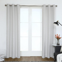 Casper Room Darkening Eyelet Single Panel Curtain