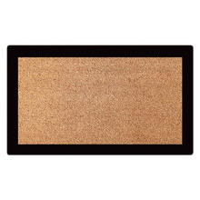 Classic Black Border Coir Doormat