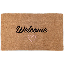 Welcome with Love Coir Doormat