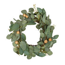 Green & Brown Gumnut Christmas Wreath