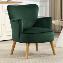 Caspian Velvet Accent Chair