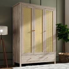 Jihan 3 Door 2 Drawer Wardrobe