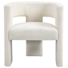 Pomaire 3 Legged Boucle Occasional Chair