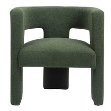 Pomaire 3 Legged Boucle Occasional Chair