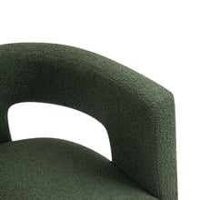 Pomaire 3 Legged Boucle Occasional Chair