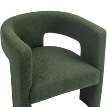 Pomaire 3 Legged Boucle Occasional Chair