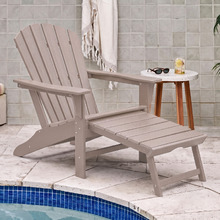 Ehommate Outdoor Adirondack Chair with Footrest