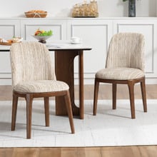 Leona Chenille Dining Chairs (Set of 2)