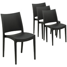 Hudson Outdoor Dining Chairs. (Set of 4)