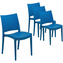 Hudson Outdoor Dining Chairs. (Set of 4)
