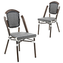 Alani Parisian Outdoor Dining Chairs (Set of 2)