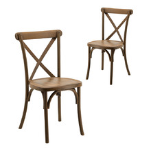 Shepard Cross Back Dining Chairs (Set of 2)